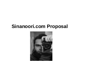 Sinanoori.com Proposal
 