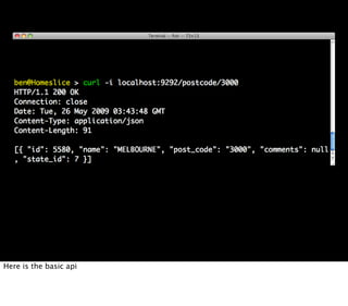 Here is the basic api
 