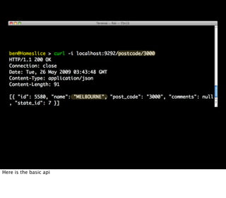 Here is the basic api
 