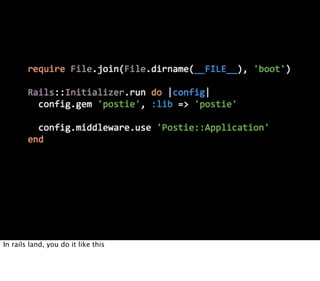 In rails land, you do it like this
 