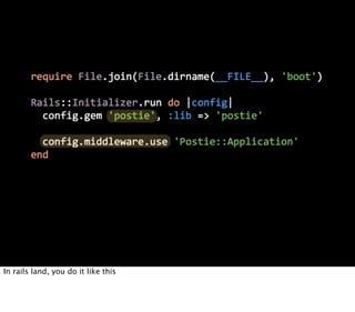 In rails land, you do it like this
 