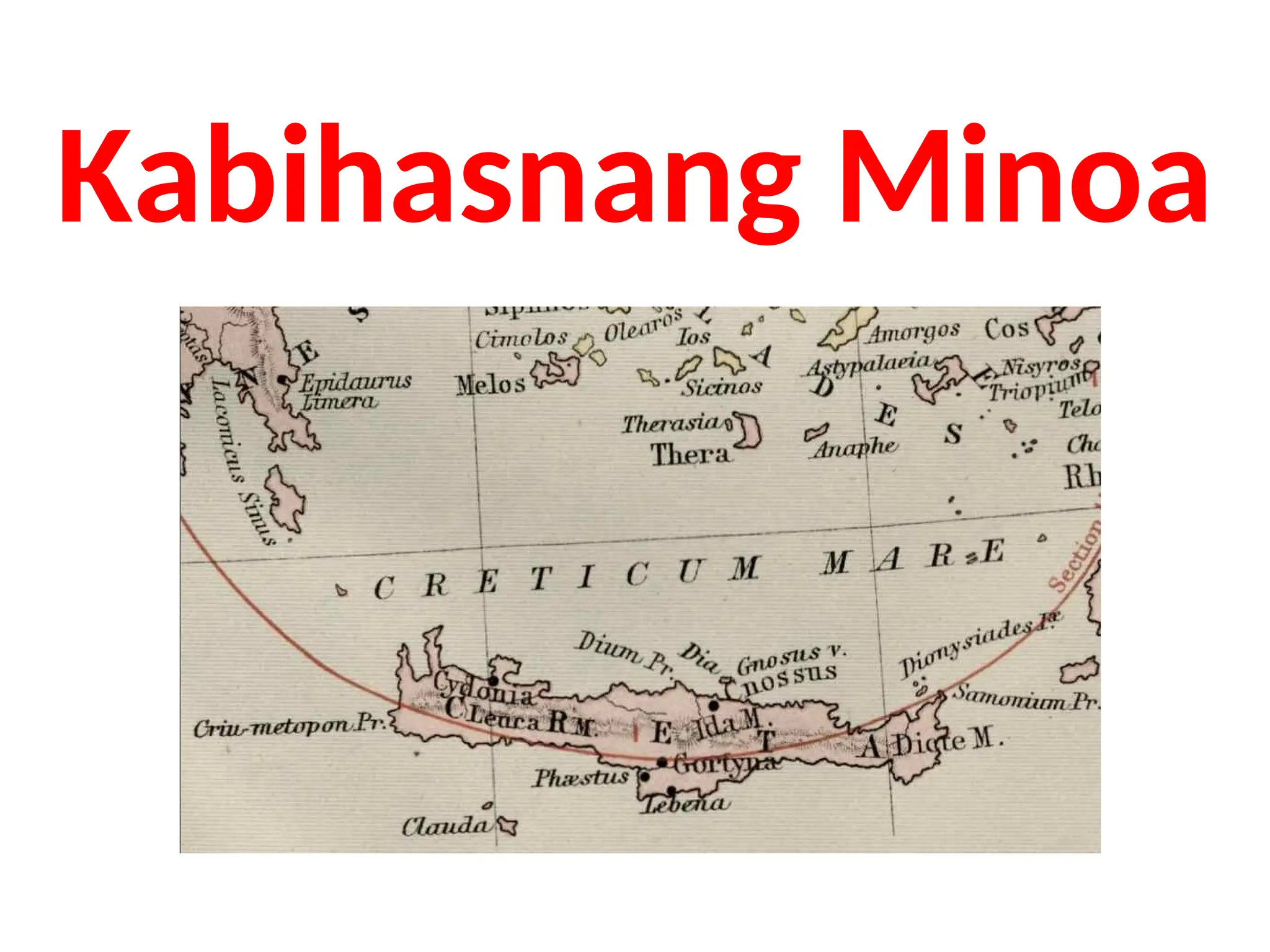 Kabihasnang Minoa
 