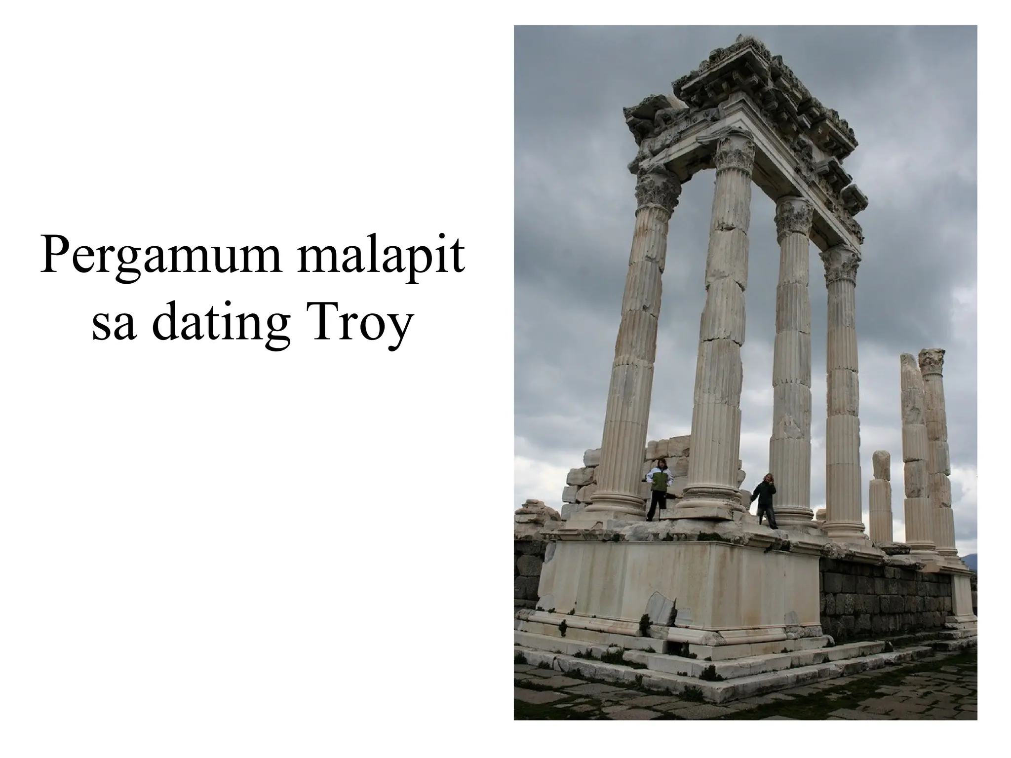 Pergamum malapit
sa dating Troy
 