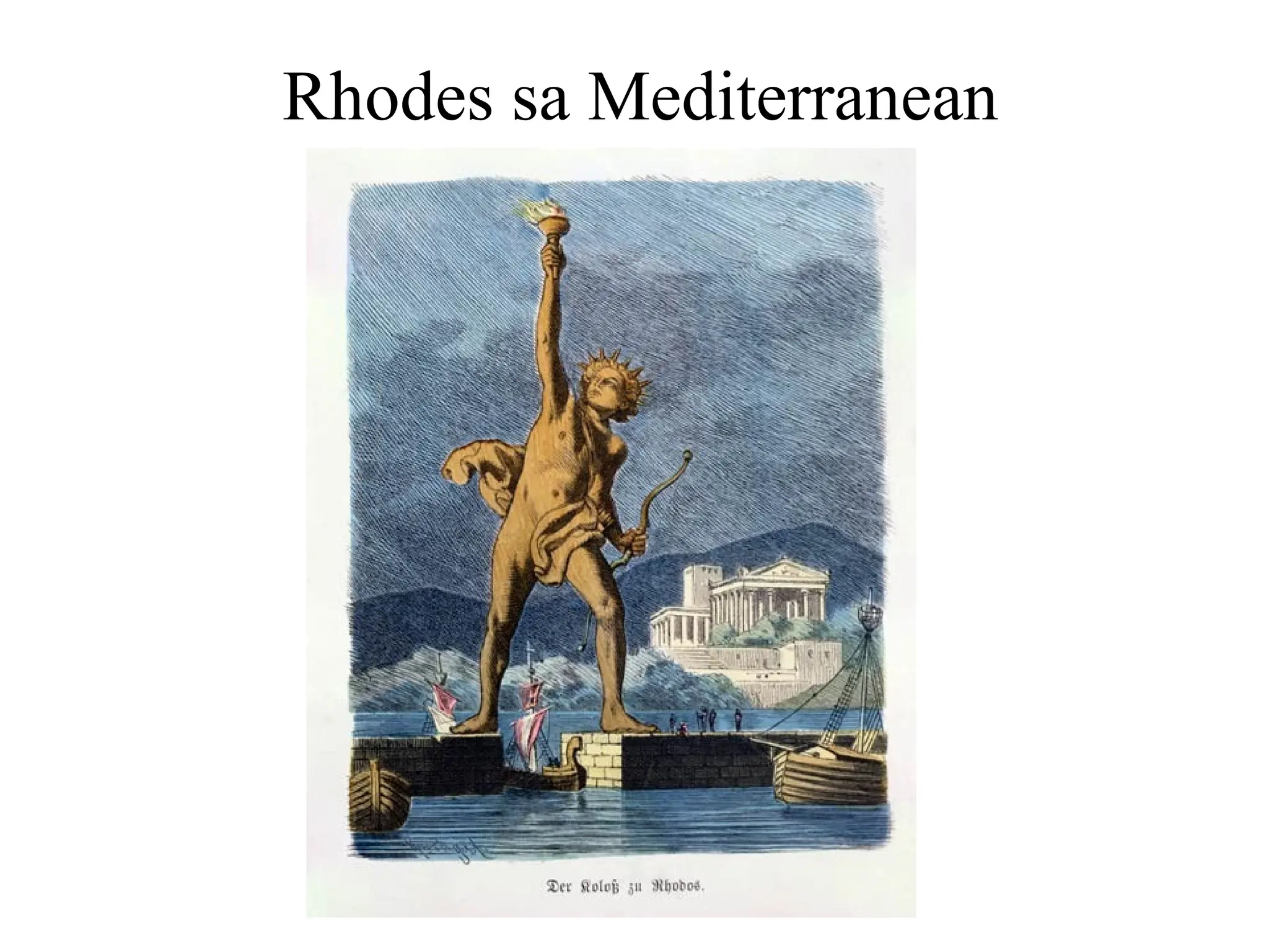 Rhodes sa Mediterranean
 