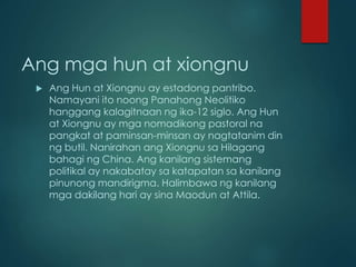 Sinaunang Silangang Asya at Hilagang Asya | PPTX