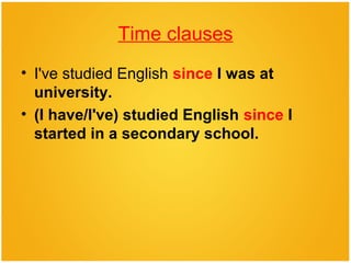 Since or for | PPT