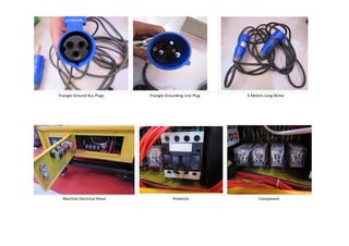 Triangle Ground Bus Plugs Triangle Grounding Line Plug 6 Meters Long Wires
Machine Electrical Panel Protector Component
 