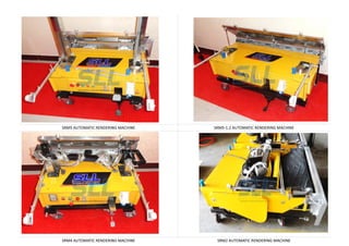 SRM5 AUTOMATIC RENDERING MACHINE SRM5-1.2 AUTOMATIC RENDERING MACHINE
SRM4 AUTOMATIC RENDERING MACHINE SRM2 AUTOMATIC RENDERING MACHINE
 