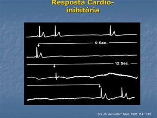 Resposta Cardio-
   inibitória




           Sra JS. Ann Intern Med. 1991;114:1013
 