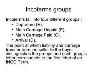 Leter Inco S incoterms2 | PPT