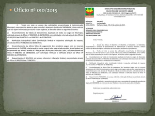  Ofício nº 010/2015
 