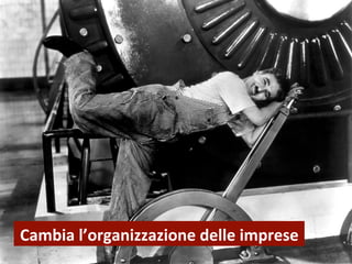 Cambia 
l’organizzazione 
delle 
imprese 
 