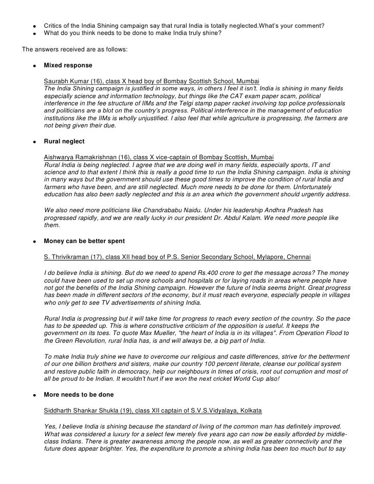 Shining india news image