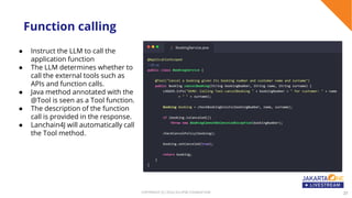 Jakarta meets AI (JakartaEE One Livestream presentation) | PDF