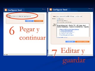 6 Pegar y continuar Editar y guardar 7