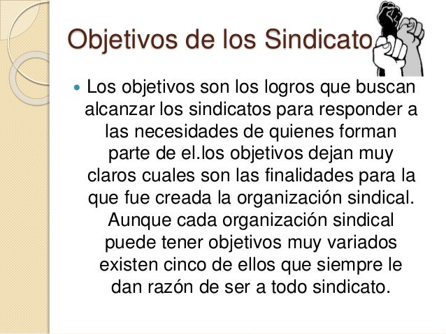 Sindicato y sindicalismo