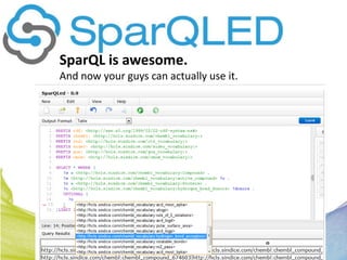 SparQL is awesome.
And now your guys can actually use it.
 
