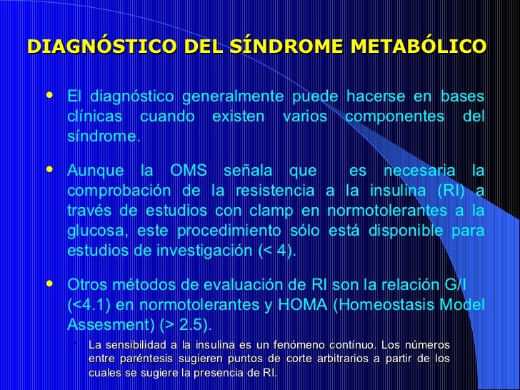 Sindrome Metabolico Sindrome Metabolico