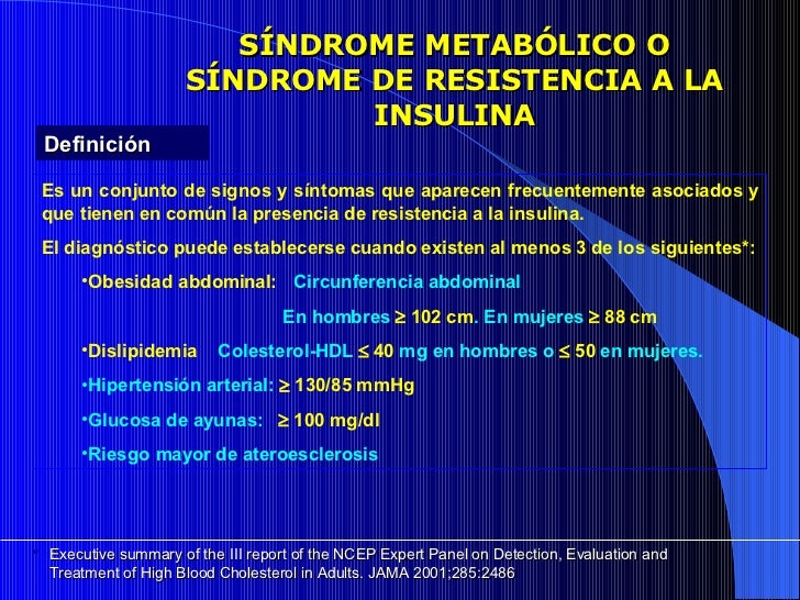 Sindrome Metabolico Sindrome Metabolico