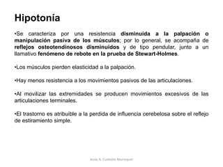 FUNCIONES DEL CEREBELOJesús A. Custodio Marroquín