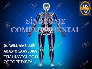 Dr. WILLIAMS LUIS
ABASTO SAAVEDRA
TRAUMATOLOGO-
ORTOPEDISTA
 