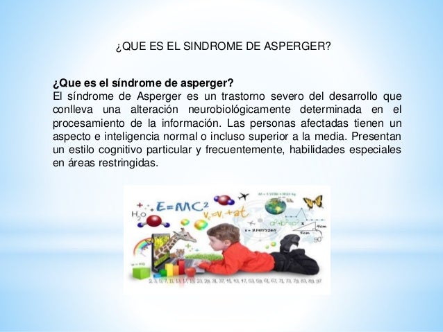 Sindrome de asperger