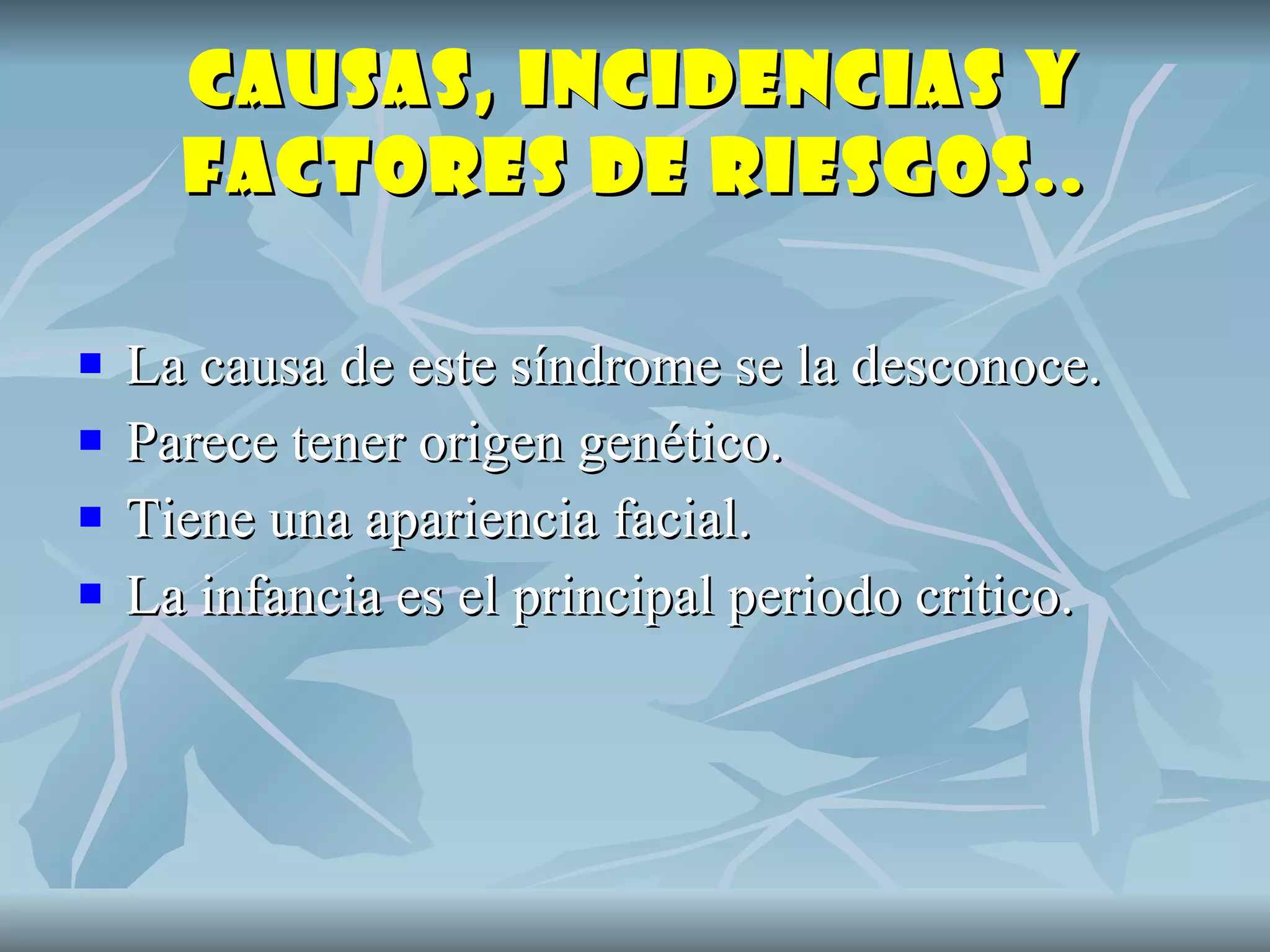 Sindrome de beckwith wiedeman- | PPT