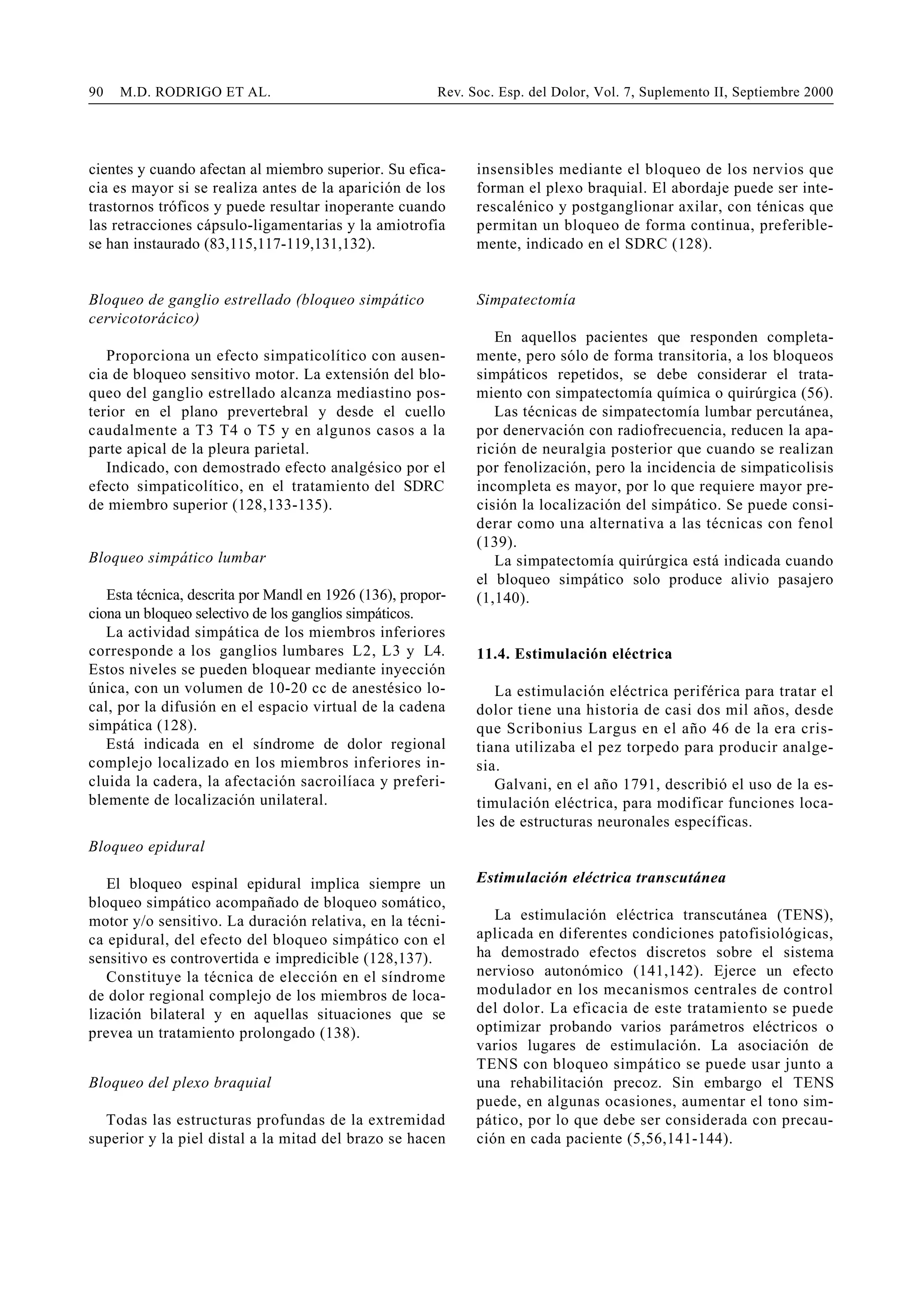 Revisión Síndrome de dolor regional complejo PDF