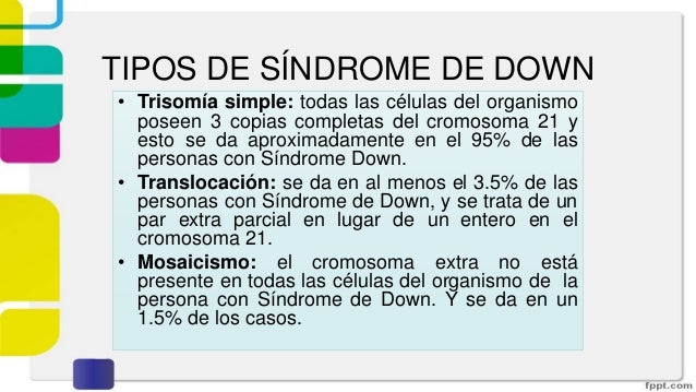 Síndrome de Down