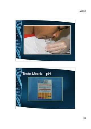 14/03/12
24
Teste Merck – pH
 