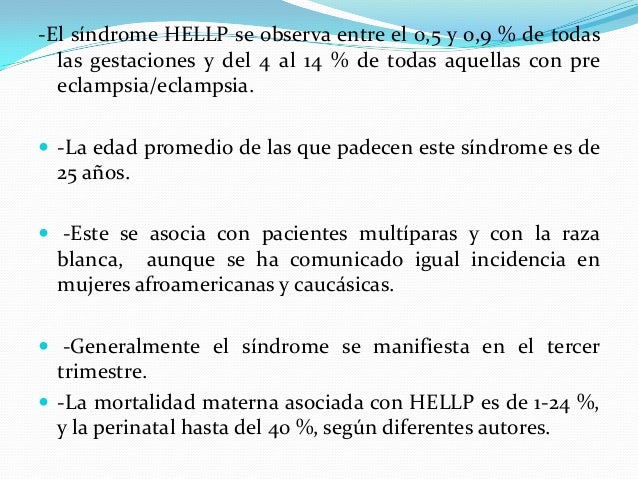 Consecuencias Del Síndrome De Hellp Después Del Parto es.slideshare.net