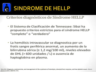 Sindrome de Hellp.