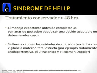 Sindrome de Hellp.