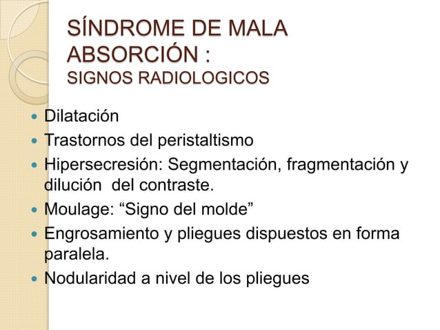 Sindrome de malabsorcion | PPTX