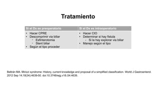 tratamiento del sindrome de mirizzi ( complicaciones colecistectomia ...
