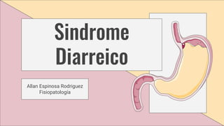 Allan Espinosa Rodriguez
Fisiopatología
Sindrome
Diarreico
 