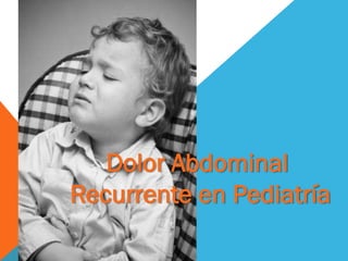 Dolor Abdominal
Recurrente en Pediatría
 