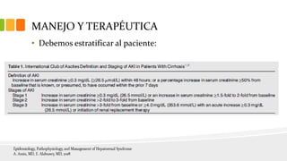 MANEJO Y TERAPÉUTICA
• Debemos estratificar al paciente:
 