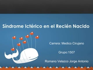 Carrera: Medico Cirujano 
Grupo:1507 
Romano Velazco Jorge Antonio 
 