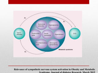 Relevance of sympathetic nervous system activation in Obesity and Metabolic
 