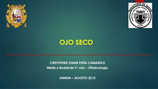 Sindrome De Ojo Seco