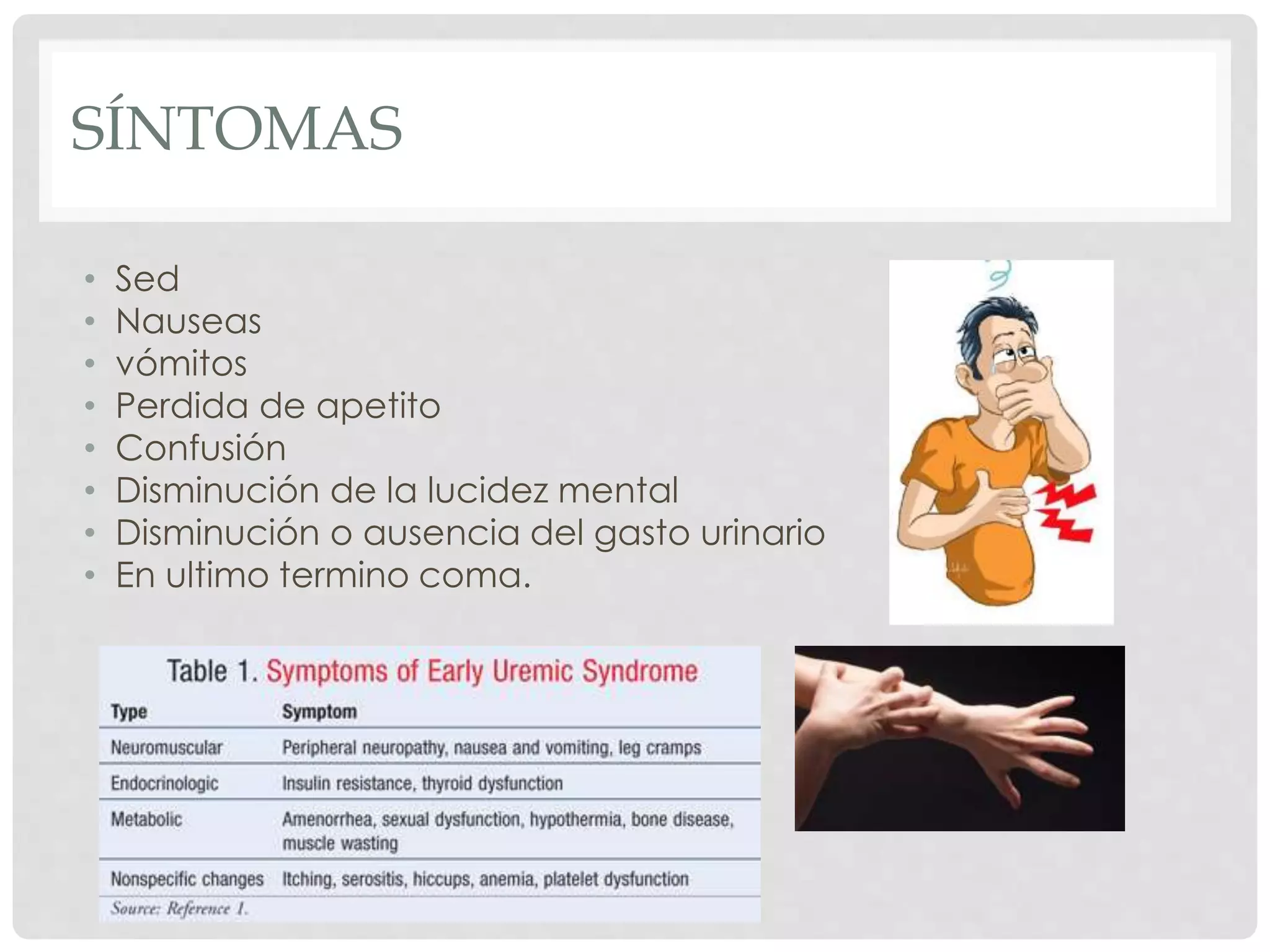 Sindrome Uremico en Enfermedad Renal Cronica | PPTX