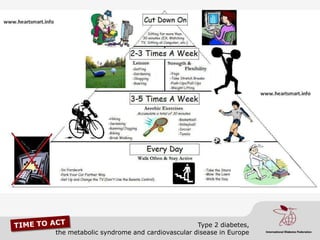 Type 2 diabetes,
the metabolic syndrome and cardiovascular disease in Europe
 