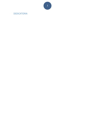 i
DEDICATORIA
 