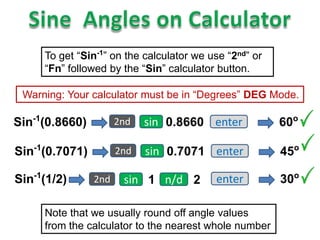 The Sine Ratio | PPTX