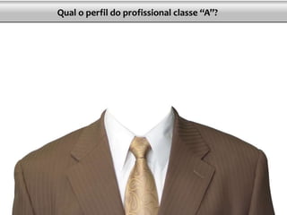 Qual o perfil do profissional classe “A”?
 