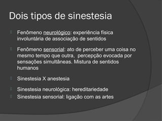 Sinestesia | PPT