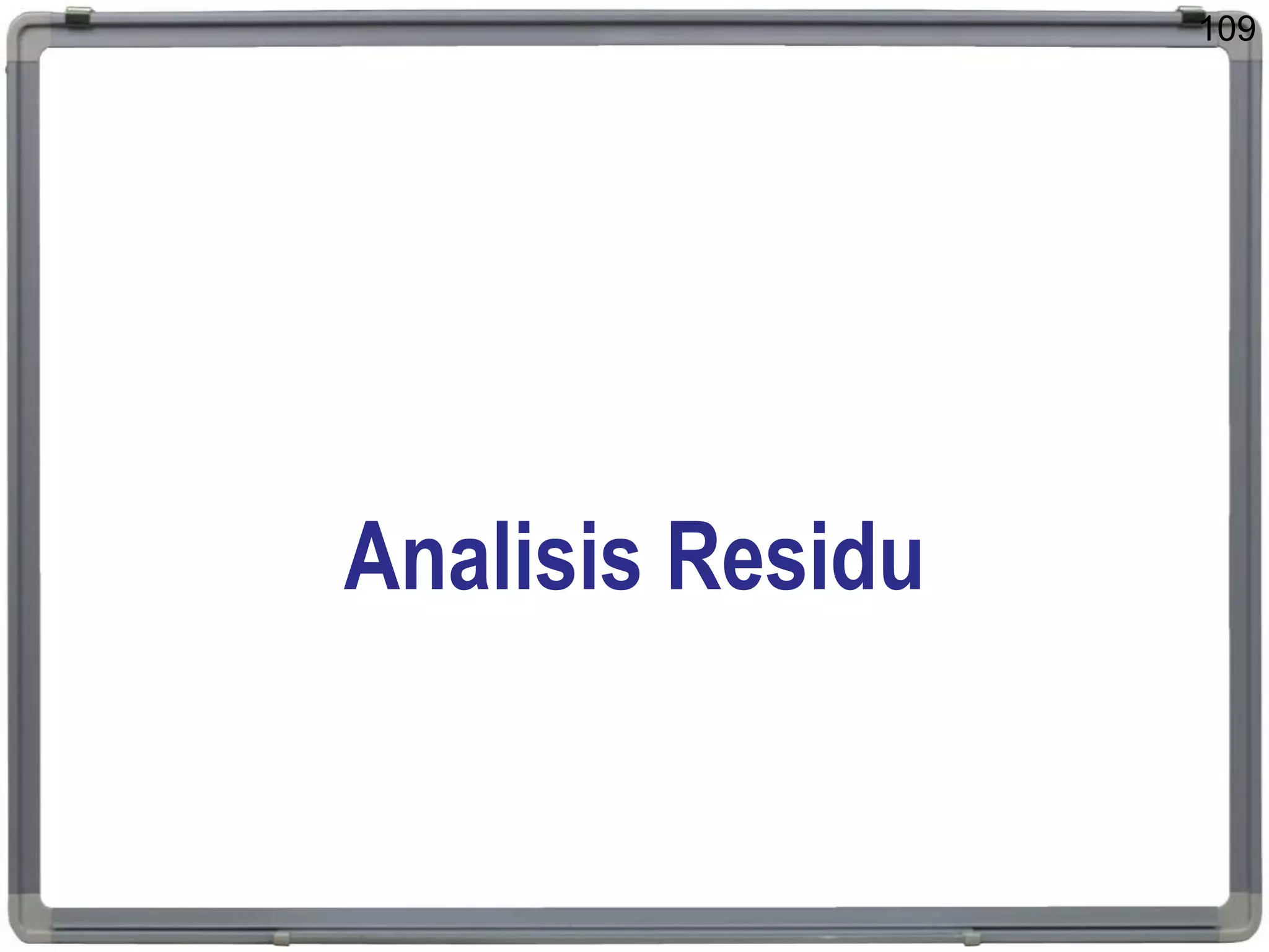 Analisis Residu
109
 