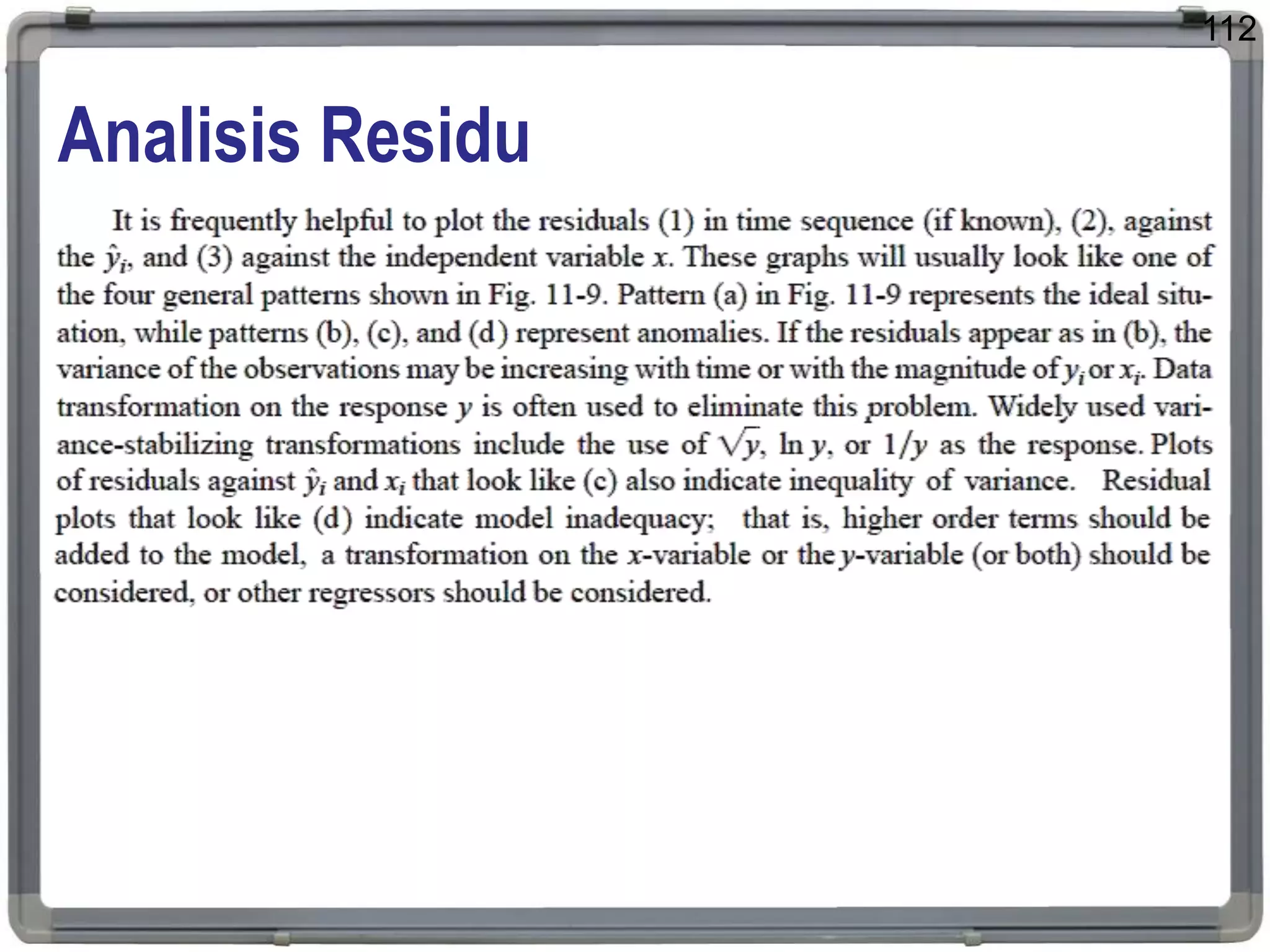 Analisis Residu
112
 
