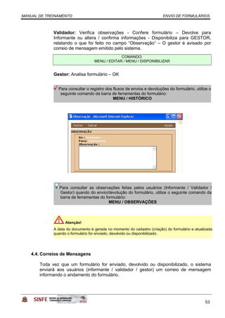 Sinfe Manual do Usuario